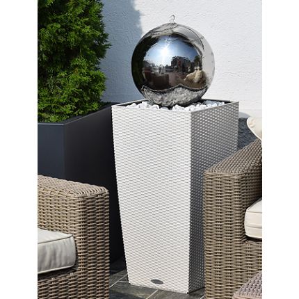 Terrassen Kugelbrunnen Visio Terra 110 LED Bild 02